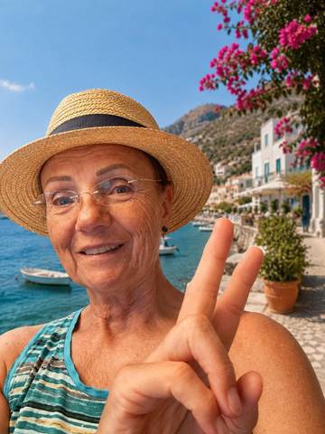 Traveler v-sign photo 140