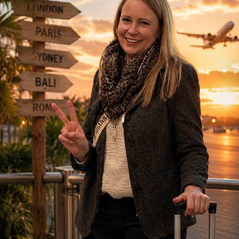 Traveler v-sign photo 43