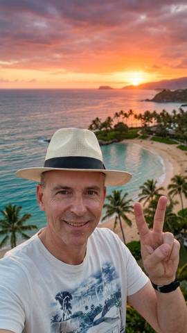 Traveler v-sign photo 115
